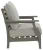 Ashley Furniture P802-820 Visola - Lounge Chair w/Cushion (Set of 2) - Gray