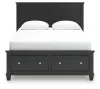Ashley Furniture B687B17 Ashley Furniture B687B17 Lanolee - Queen Panel Storage Bed - Black
