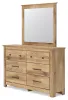 Ashley Furniture PCB1170B1 Ashley Furniture PCB1170B1 Makidern - Dresser And Mirror - Tan