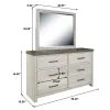 Samuel Lawrence Furniture S466-BR-K5 Riverwood - Dresser and Mirror