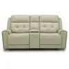Liberty Furniture 7006ST-23P Carrington - Loveseat With Console P3 & ZG - Baja Stone