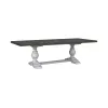 Liberty Furniture 237-DR-TRS River Place - Trestle Table - Riverstone White & Tobacco