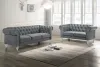 New Classic UKD13-30-GRYC Emma Crystal - Sofa - Gray