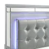 New Classic 02-9698S-500 New Classic 02-9698S-500 Valentino - 3/3 Twin Bed - Silver