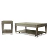 Riverside Furniture 37002 Dara Two - Rectangular Cocktail Table - Gray Wash