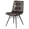 CoasterEssence 107853 Aiken - Upholstered Dining Side Chair (Set of 4) - Brown