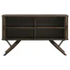 CoasterEssence 115275 Wes - 2 Door Sideboard Buffet Storage Cabinet - Dark Walnut
