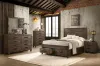 CoasterEveryday 222631Q Woodmont - Wood Queen Storage Panel Bed - Rustic Golden Brown