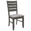 CoasterEveryday 102722GRY Dalila - Wood Dining Side Chair (Set of 2) - Dark Gray