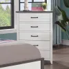 Furniture of America CM7467WH-C Priam - Chest - White / Gray