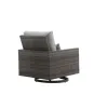 New Classic G2746-21S Bungalow - Patio Swivel Club Chair With Accent Pillow (Set of 2) - Gray