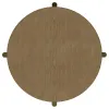 Coaster Fine Furniture 706187 Arini - Round End Side Table With Storage Shelf - Sand Wash