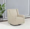 Coaster Fine Furniture 902453 Serra - Boucle Upholstered Swivel Glider Recliner - Sandy Beige