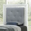 Liberty Furniture 781-BR17HU Liberty Furniture 781-BR17HU Reflections - Full Upholstered Panel Headboard With Lights - Pearl White