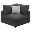 CoasterEssence 551325 Serene - Upholstered Corner - Charcoal