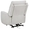 Coaster Fine Furniture 610524PP Sylmar - Chenille Upholstered Dual Power Lift Recliner - Dove Gray
