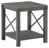 Ashley Furniture T175-2 Freedan - Square End Table - Grayish Brown