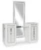 Ashley Furniture B822B7 Chalanna - Vanity With Mirror - White