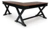 Ashley Furniture H664H2 Wildenauer - Home Office Desk And Return - Brown / Black