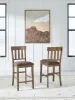 Ashley Furniture PCD592-124 Urbinforte - Upholstered Barstool (Set of 2) - Light Brown