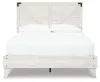 Ashley Furniture EB4121B1 Ashley Furniture EB4121B1 Shawburn - Queen Panel Platform Bed - Whitewash