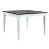 Liberty Furniture 417-GT5454 Allyson Park - Counter Height Leg Table - Wirebrushed White / Charcoal