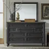 Liberty Furniture 615-BR-ODM Americana Farmhouse - Dresser & Mirror - Black