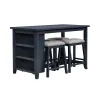 Liberty Furniture 942NY-CD-5CTS Liberty Furniture 942NY-CD-5CTS Brook Creek - 5 Piece Counter Set - Navy