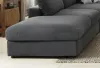 CoasterEssence 551326 Serene - Square Upholstered Ottoman - Charcoal