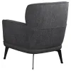 Coaster Fine Furniture 903082 Andrea - Upholstered Crecent Arm Accent Chair - Gray