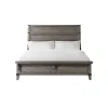 Intercon FG-BR-4965KB-STE-C Forge - King Bed - Brushed Steel