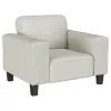 Coaster Fine Furniture 509649 Deerhurst - Upholstered Track Arm Tufted Accent Chair - Greige