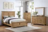 New Classic 00-B3907-34C New Classic 00-B3907-34C Sunstone - 5/0 Queen 4 Piece Bedroom Set (Bed, Dresser, Mirror, Chest) - Brown / Natural
