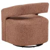 Coaster Fine Furniture 907539 Westhill - Boucle Upholstered Swivel Accent Chair - Berry