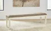 Ashley Furniture D647-08 Bolanburg - Extra Large UPH DRM Bench - Brown / Beige