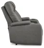 Ashley Furniture 1610213 Ashley Furniture 1610213 Schooner Rocks - Power Recliner / Adj Headrest - Slate