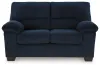 Ashley Furniture 2420535 Ashley Furniture 2420535 SimpleJoy - Loveseat - Navy
