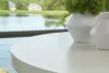 Ashley Furniture P798-613 Seton Creek - Round Bar Table With Umbrella Option - Beige