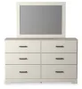 Ashley Furniture B2588B1 Stelsie - Dresser, Mirror - White