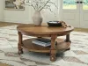 Ashley Furniture T614-8 Chadworth - Round Cocktail Table - Medium Brown