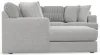 Jackson Furniture Industries 3303/30/72/75-18 Jackson Furniture Industries 3303/30/72/75-18 Logan - 3 Piece Sectional With Comfort Coil Seating And 9 Included Accent Pillows (Left Side Facing Chaise) - Moonstruck