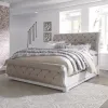 Liberty Furniture 244-BR-CKUSL Liberty Furniture 244-BR-CKUSL Magnolia Manor - California King Upholstered Sleigh Bed - Antique White