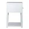 Liberty Furniture 2030WH-AT2126 Liberty Furniture 2030WH-AT2126 East End - 1 Drawer 1 Shelf Accent Table - Wirebrushed White
