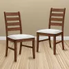New Classic D1652B-20 New Classic D1652B-20 Pascal - Ladderback Dining Chair (Set of 2) - Walnut