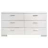 CoasterEssence 203500KE-S4 Felicity - 4 Piece King Bedroom Set - White High Gloss