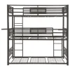 CoasterElevations 460394T Rogen - Metal Twin Triple Bunk Bed - Dark Bronze