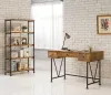 CoasterEveryday 801541-S2 Analiese - 2 Piece Computer Desk Bookcase Set - Rustic Nutmeg