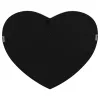 CoasterEssence 961535 Aiko - Heart Shaped LED Light Wall Mirror - Silver