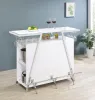 Coaster Fine Furniture 182355 Araceli - Freestanding LED Home Bar Cabinet - White High Gloss