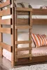 Furniture of America AM-BK500-BED-SLAT Pollyanna - Twin Bed With 3 Slat Kits - Mahogany